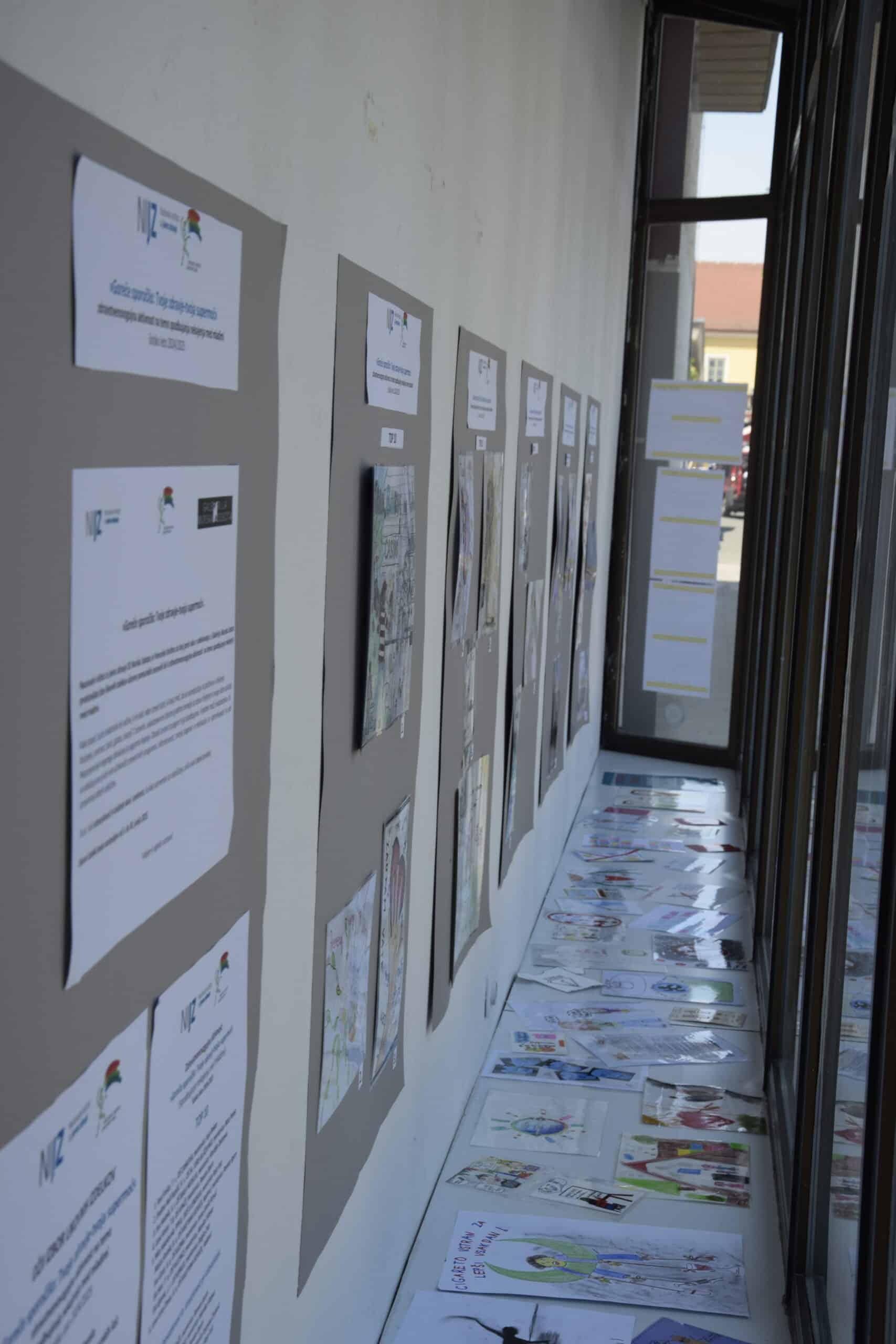 V galerijski izložbi razstava izdelkov likovnega natečaja NIJZ OE Murska Sobota NIJZ Murska Sobota