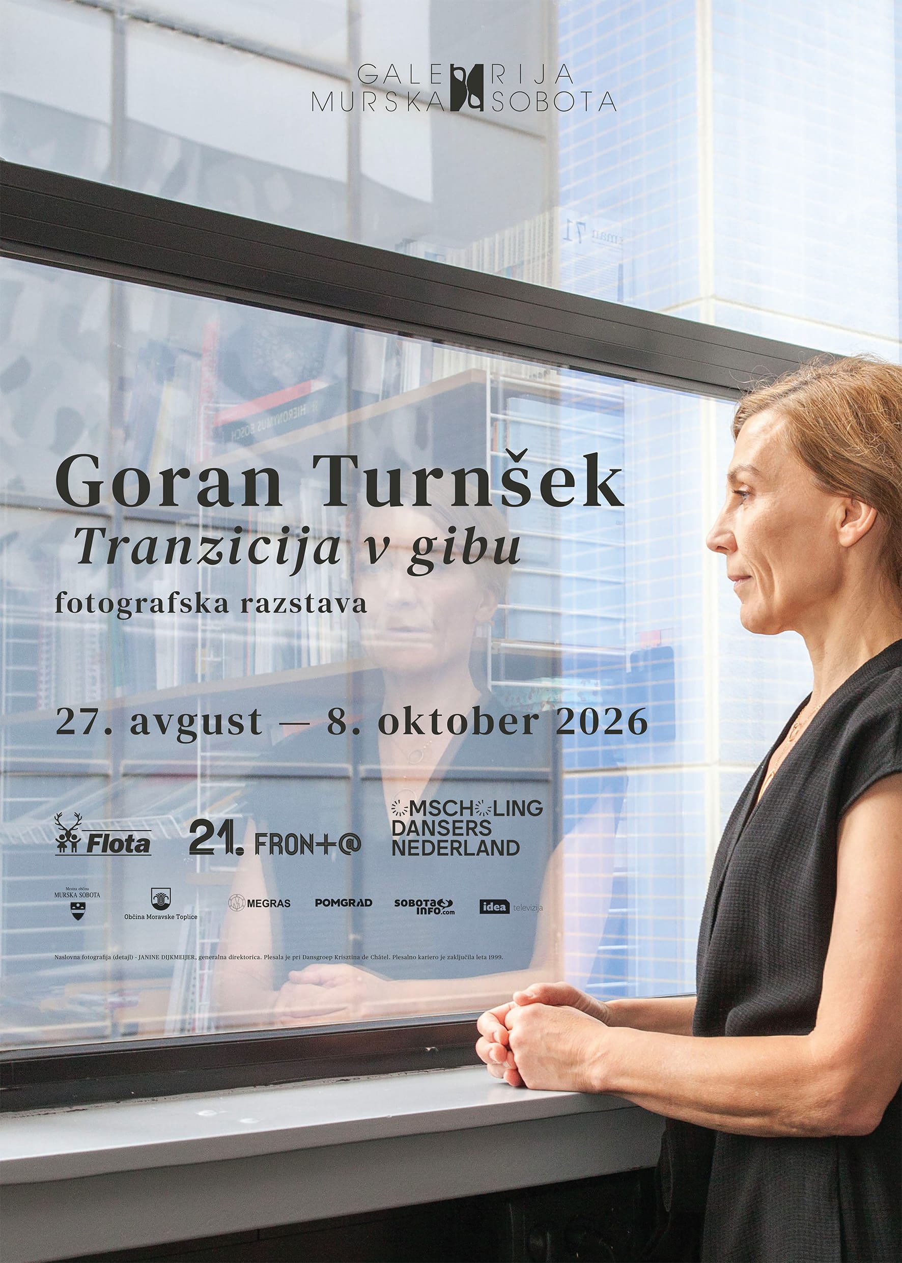 27.8.2026 VABILO / INVITATION: GORAN TURNŠEK. Tranzicija v gibu / Transition in Motion Goran T plakat 00