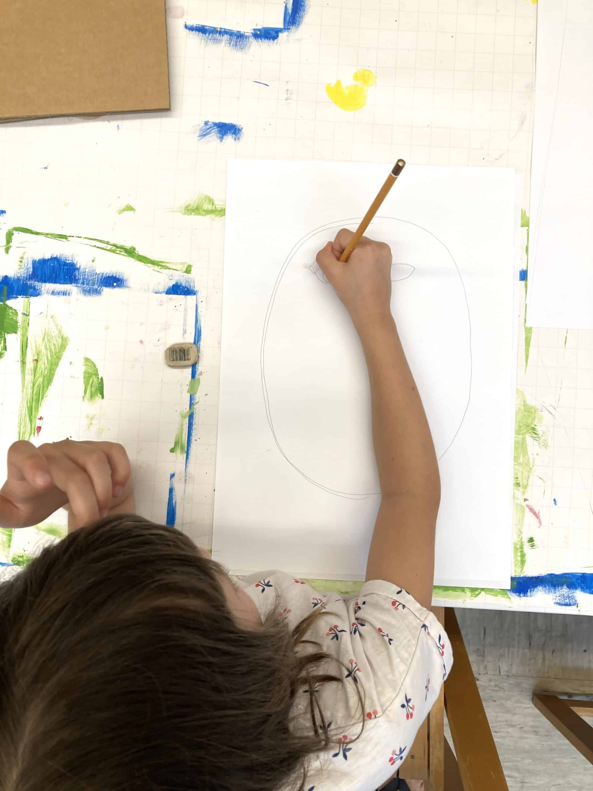 Počitniške likovne delavnice v Galeriji Murska Sobota likovna delavnica