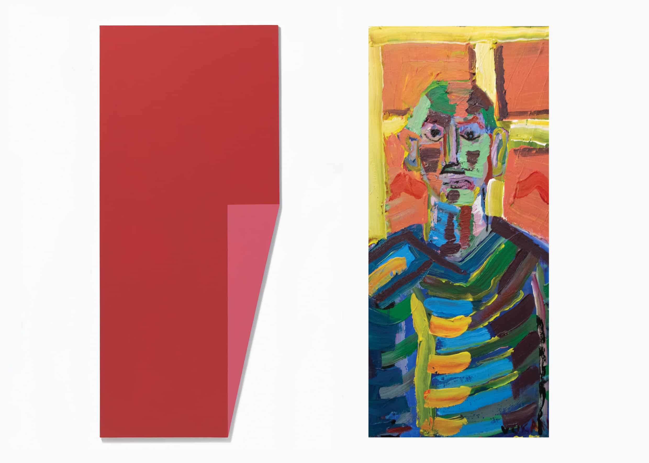 Odprtje razstave BORUT POPENKO. Odstiranja in ALEKSANDER VUKAN. Rumeni simbolizem Popenko,Vukan, vabilo