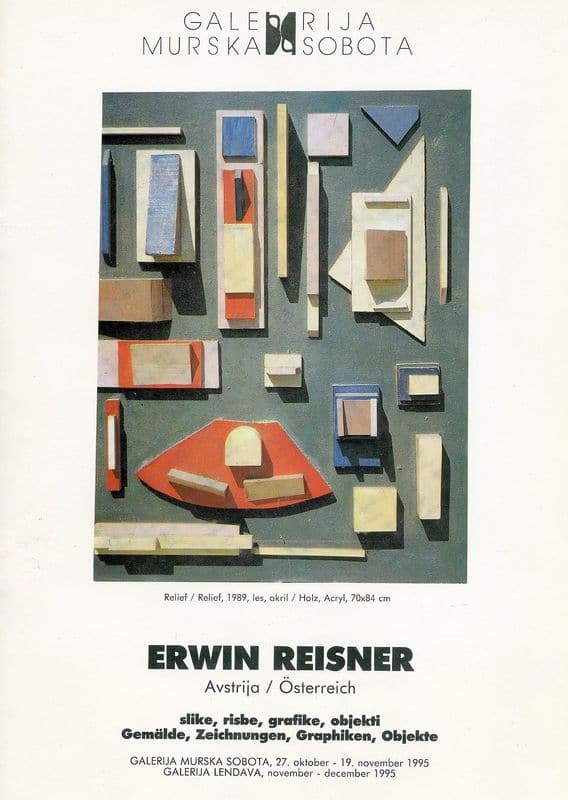 Erwin Reisner. Slike, risbe, grafike, objekti