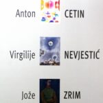 Slike in grafike Jožeta Zrima, Antona Cetina in Virgilija Nevjestića
